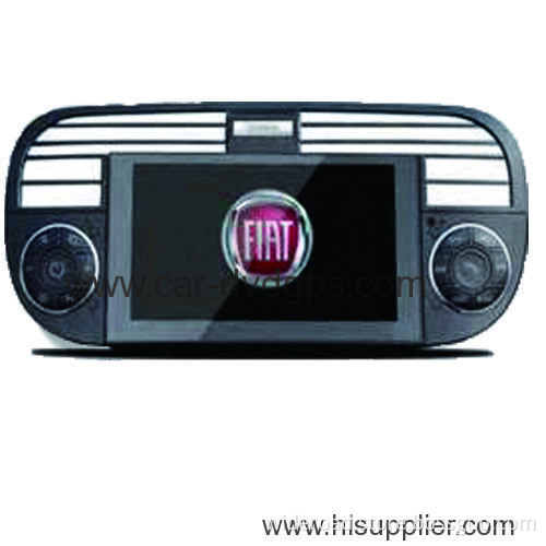 Fiat 500 Gps Dvd 2007-2013 Radio Tv Bt Ipod Steering Wheel Control Blue&me Car Usb Aux With Win8 Platform